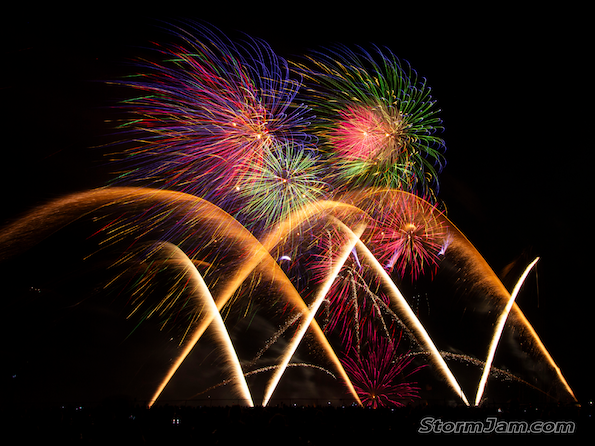 Painted Sky - Firework Fine Art Print Poster