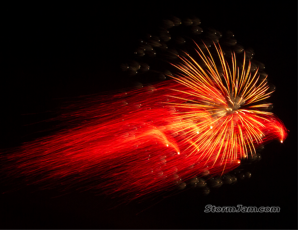 Phoenix Flame - Firework Fine Art Print Poster