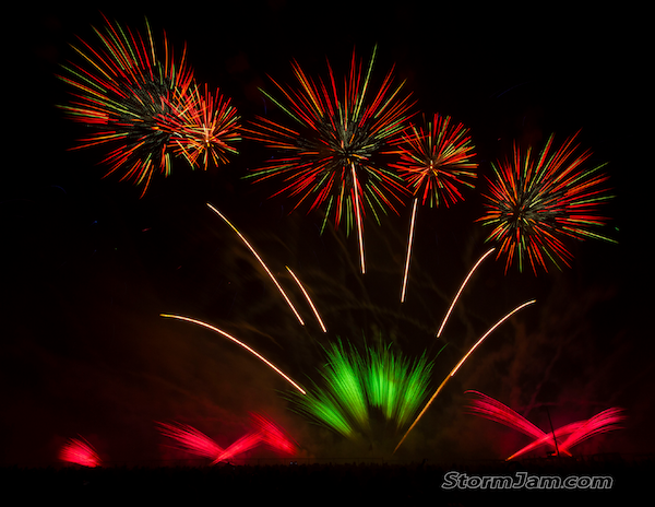 Symphony in the Sky - Firework Fine Art Print Poster