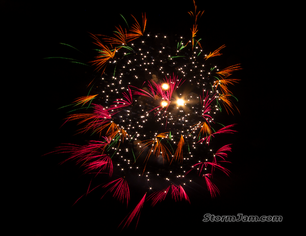 Nebula in Motion - Firework Fine Art Print Poster