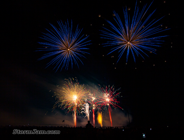 Stars Over Freedom - Firework Fine Art Print Poster